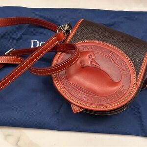 Dooney & Bourke Brown and Red Leather Bag